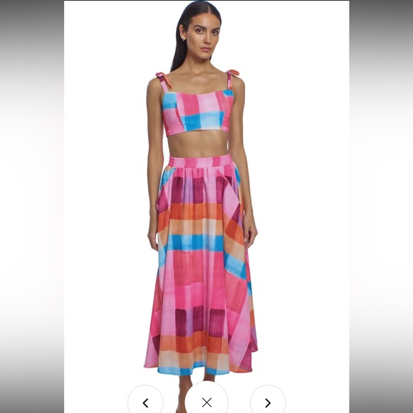 Peixoto Dresses & Skirts - Peixoto Esti Crop Paula Skirt Set Summer Sailing Size XS